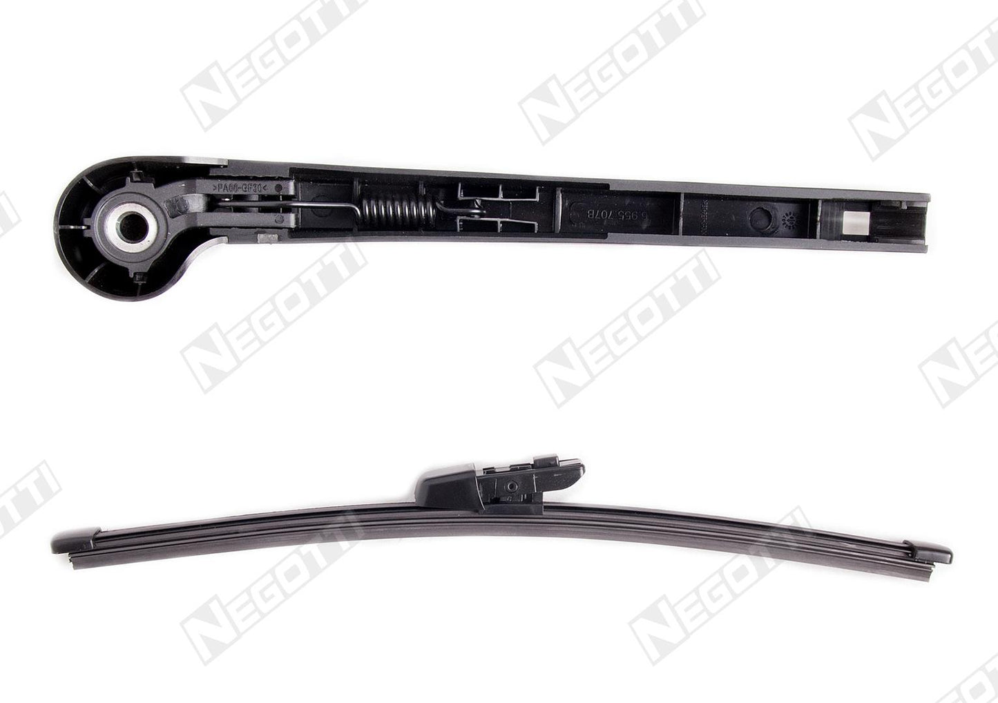 .Negotti Scheibenwischerarm hinten mit Wischblatt KRT 168