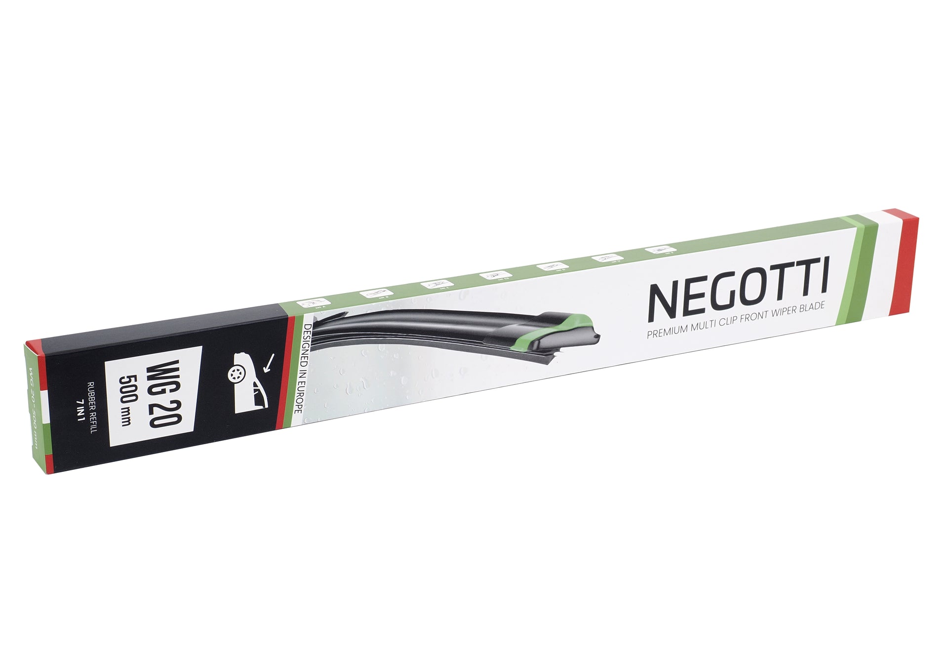 .Negotti wycieraczka z wymienną gumką 20" 500mm